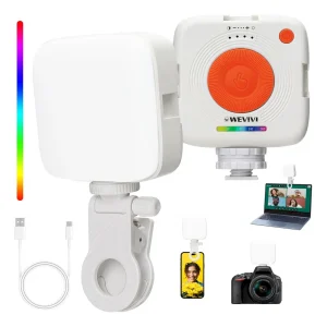 Luz Relleno Luz Led Rgb De Cámara Portátil Fotografía Vídeo