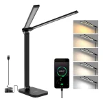 Lámpara De Escritorio Led Lámpara De Mesa 3 Colores Wevivi